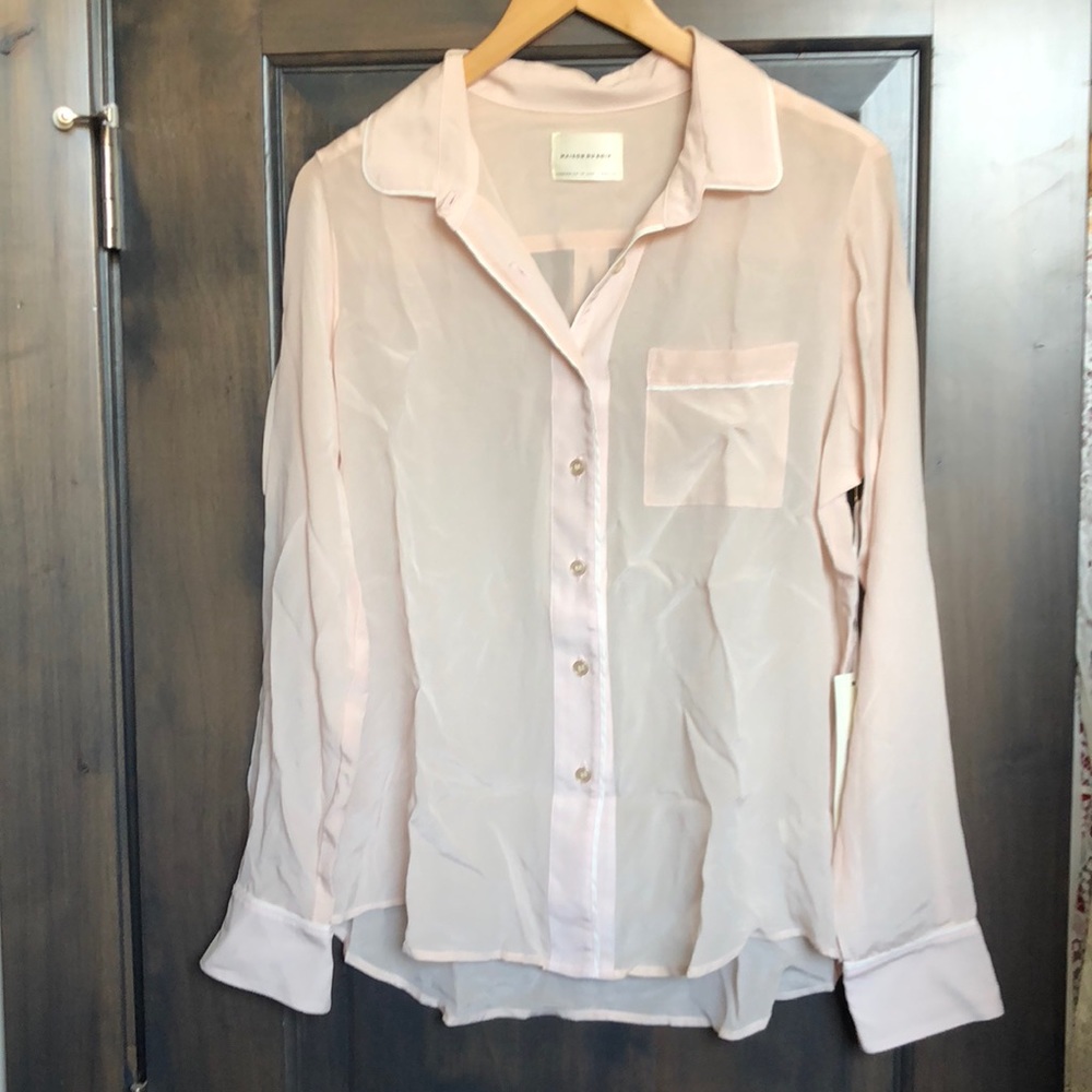 Madison du Soir Silk Sophia Set in Blush sz M